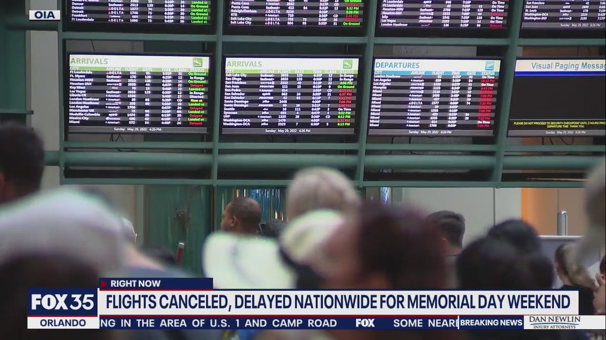Thousands travel through Orlando airport for holiday weekend